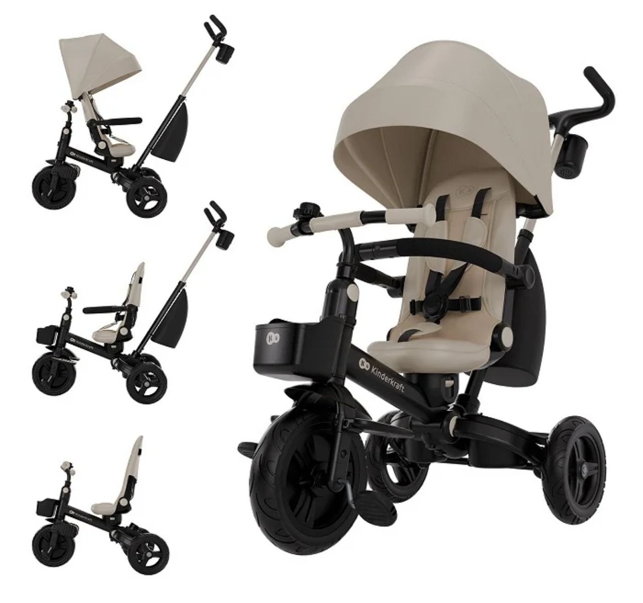   Kinderkraft Aveo 2 Plus 6u1 tricikl za decu Beige