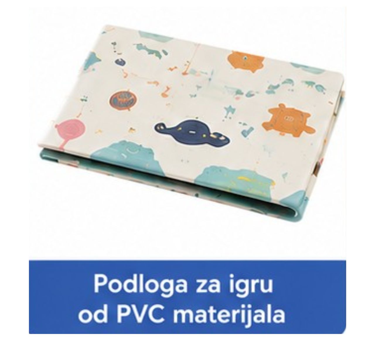 only dečija ogradica sa lopticama i PVC podlogom 180x200cm Yellow&Blue-pvc podloga