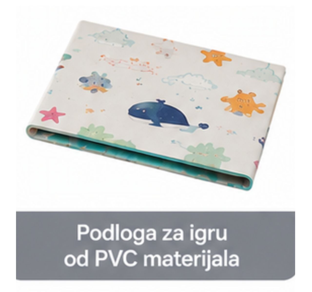 Only dečija ogradica sa pvc podlogom,lopticama i rukohvatima 120x160 Grey-pvc podloga