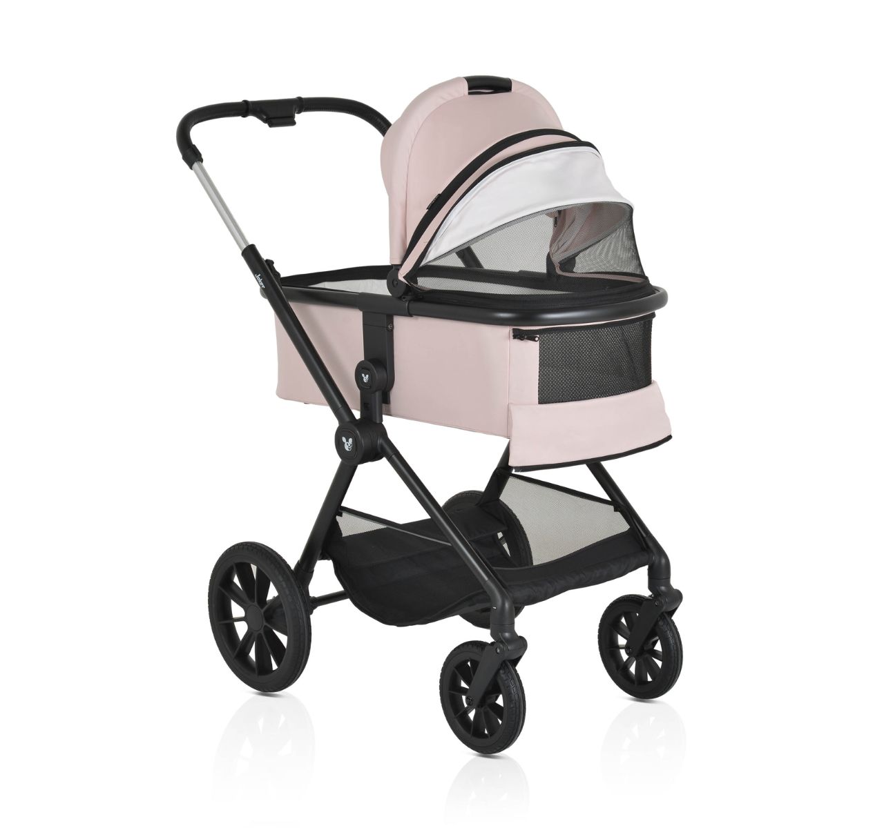   Cangaroo Joker Kolica za bebe 3u1 Rose cloud-ventilacija na korpi