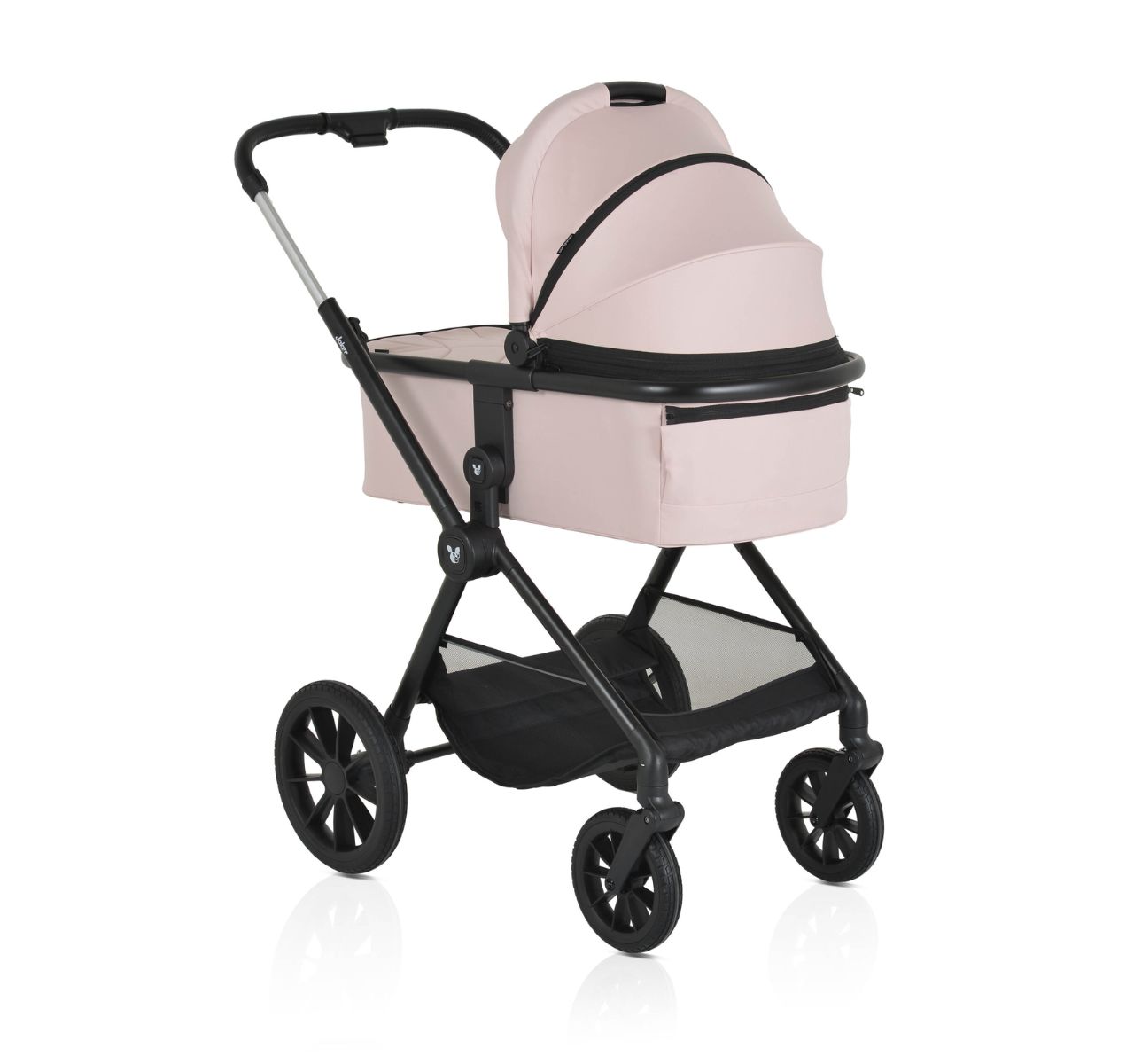   Cangaroo Joker Kolica za bebe 3u1 Rose cloud sa korpom od 0meseci-Happy kids