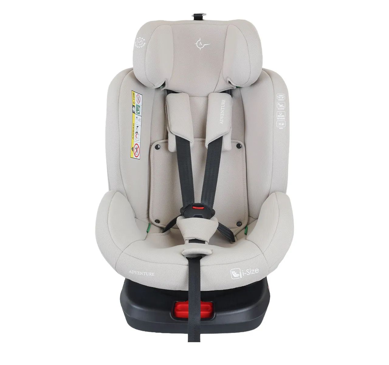   Jungle Adventure i-Size Isofix auto sedište za decu 40-150cm Beige i-size-Happy kids