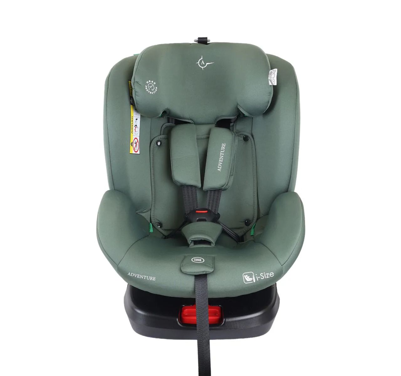 Jungle Adventure i-Size Isofix auto sedište za decu 40-150cm Green-skidanje malih jastucica