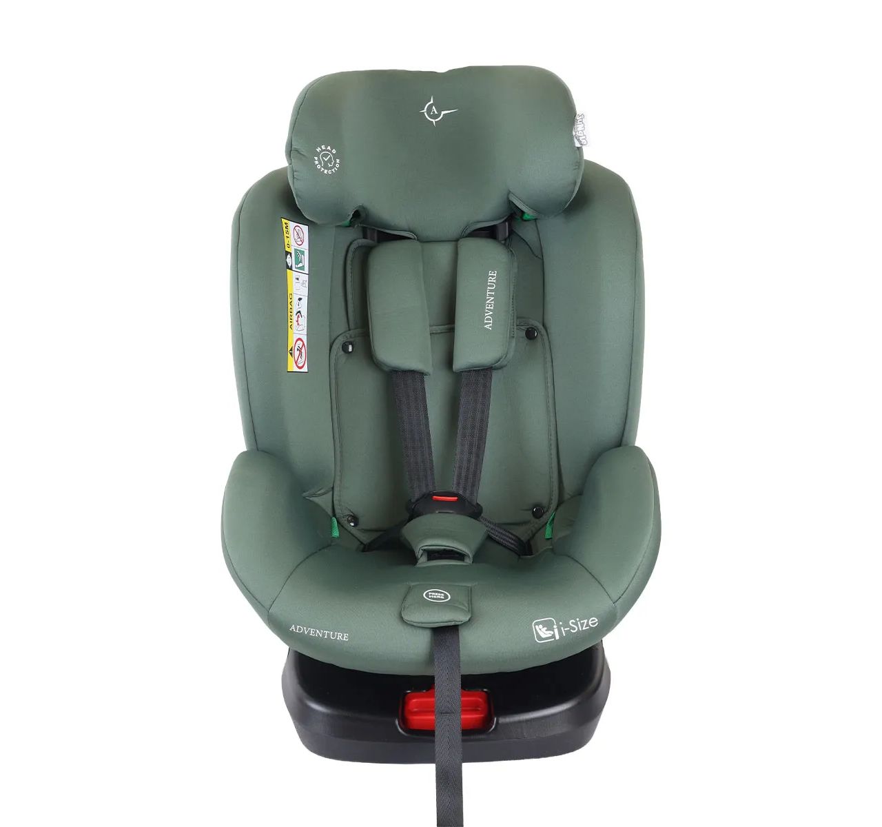 Jungle Adventure i-Size Isofix auto sedište za decu 40-150cm Green i size-Happy kids