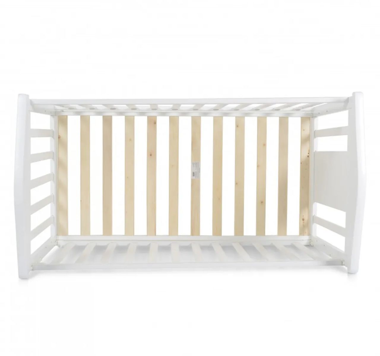 King krevetac za bebe 60x120cm Beli-pogled odozgo