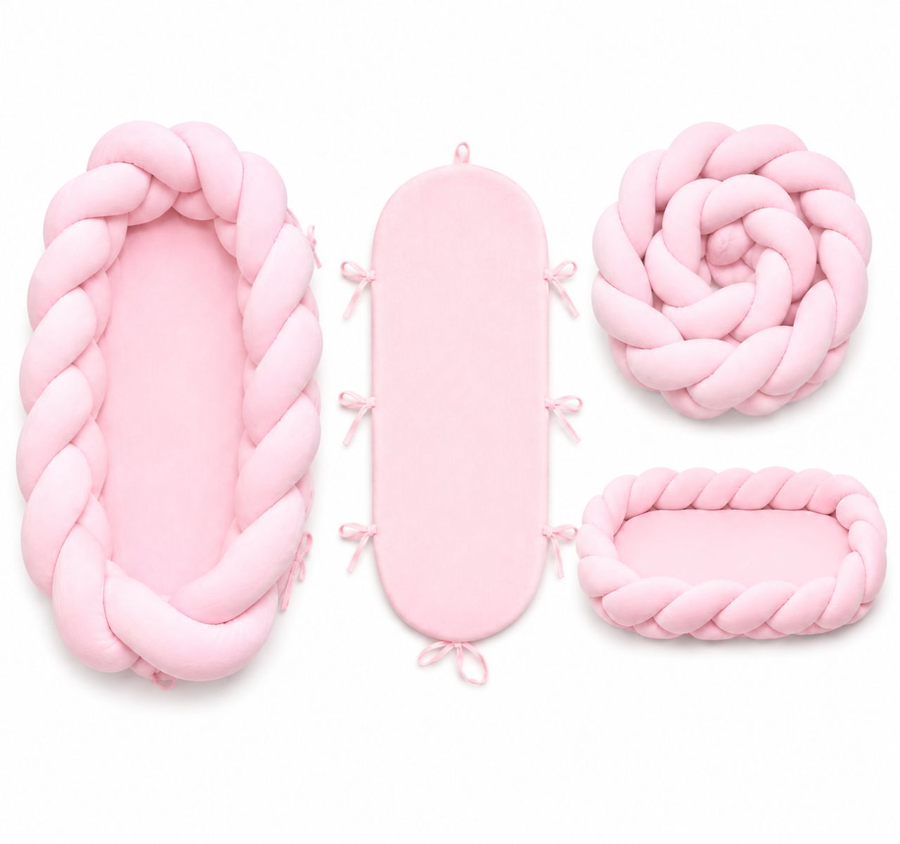 San gnezdo za bebe 2u1 Roze-odvojiva