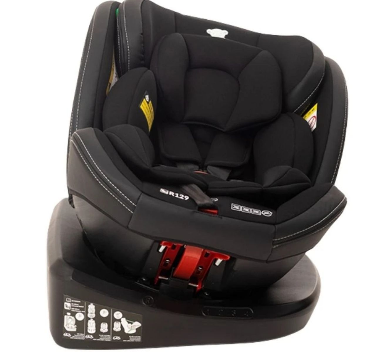BBO Nexus i-size auto sedište za decu od 40-150 cm Black sa rotacijom-Happy kids