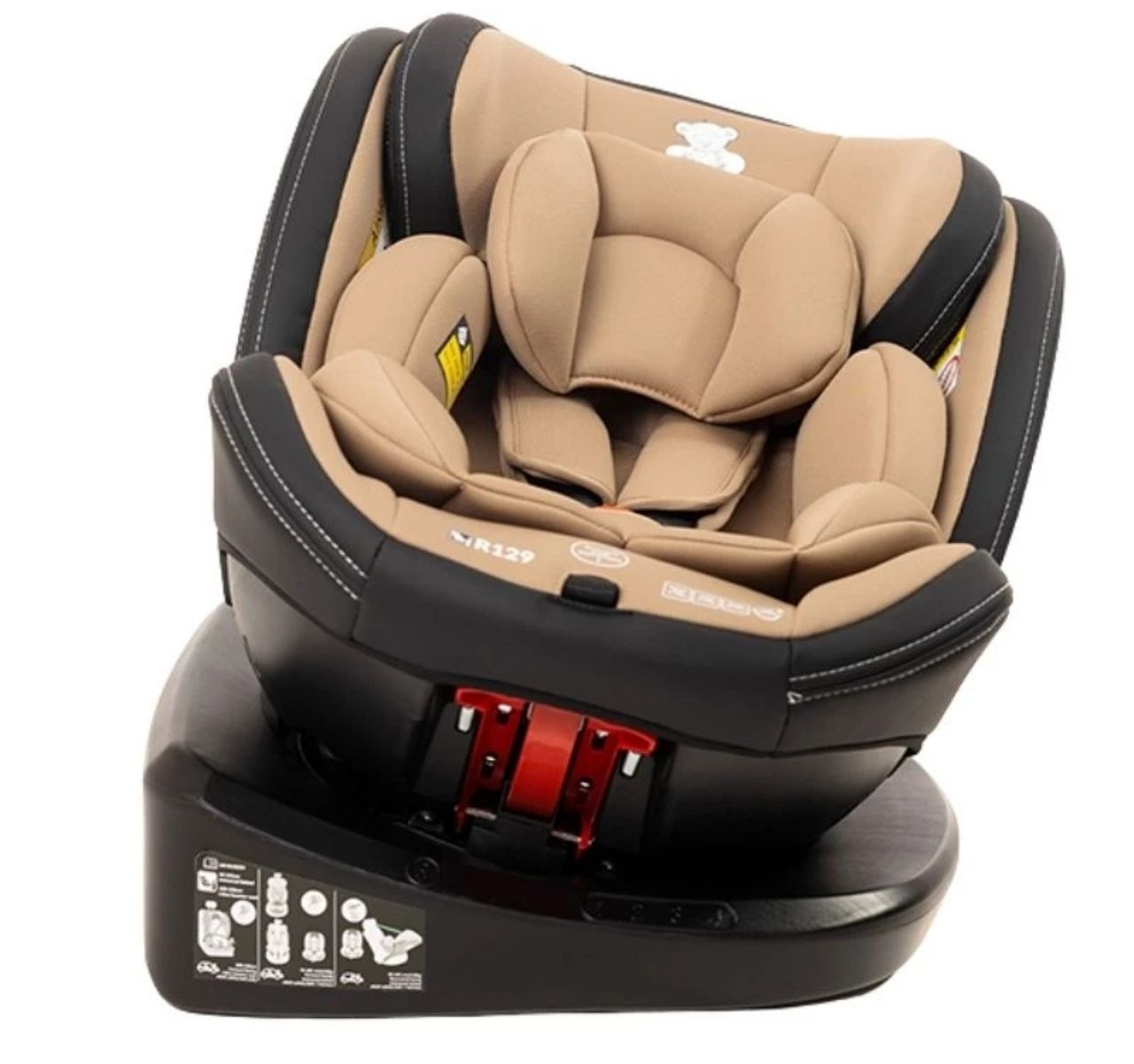BBO Nexus i-size auto sedište za decu od 40-150 cm Beige sa rotacijom