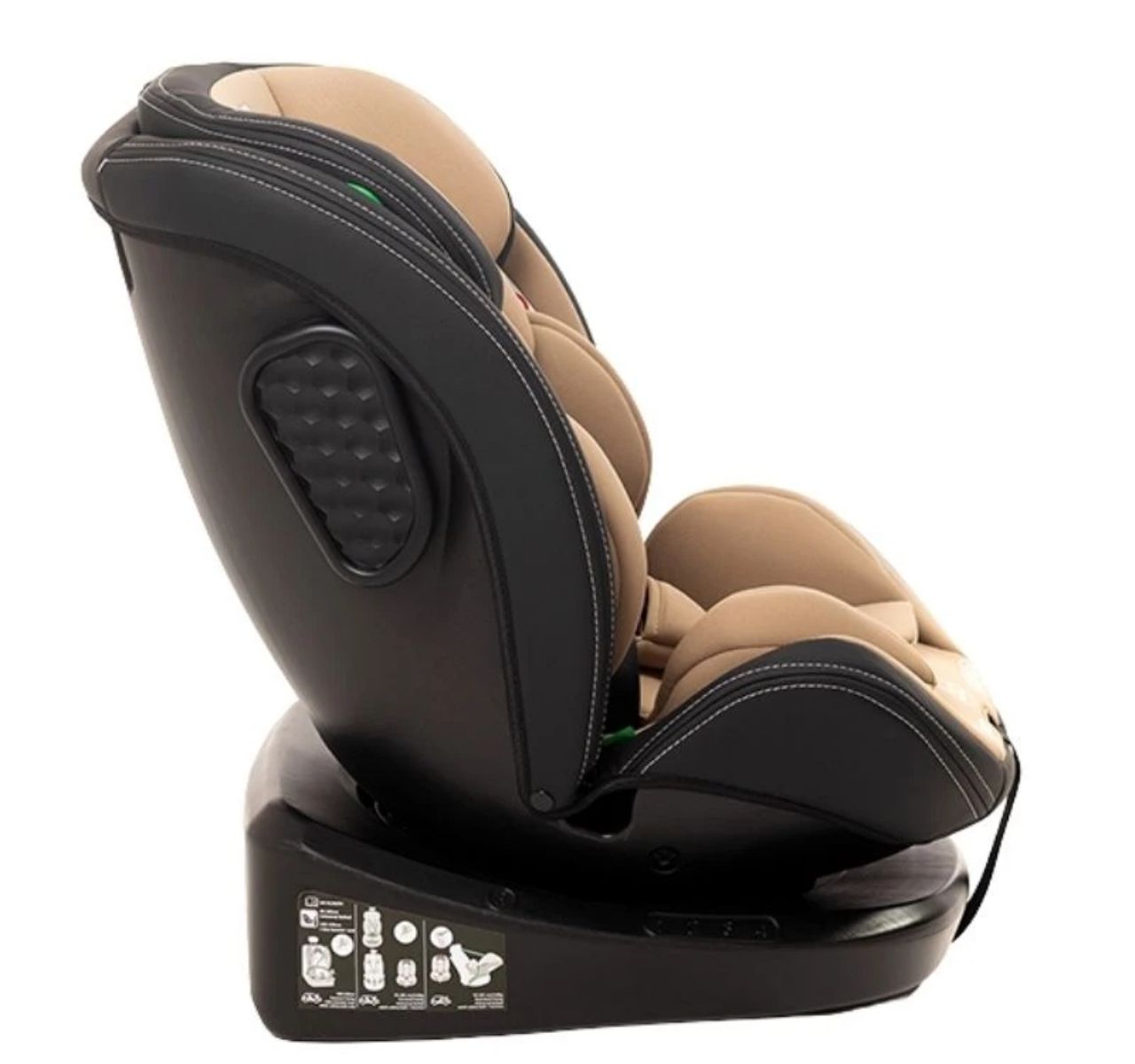 BBO Nexus i-size auto sedište za decu od 40-150 cm Beige-zastita od bocnih udara