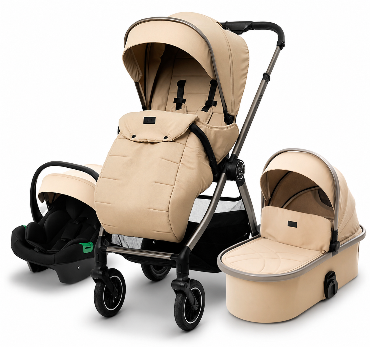 BBO Charm kolica za bebe 3u1 Beige