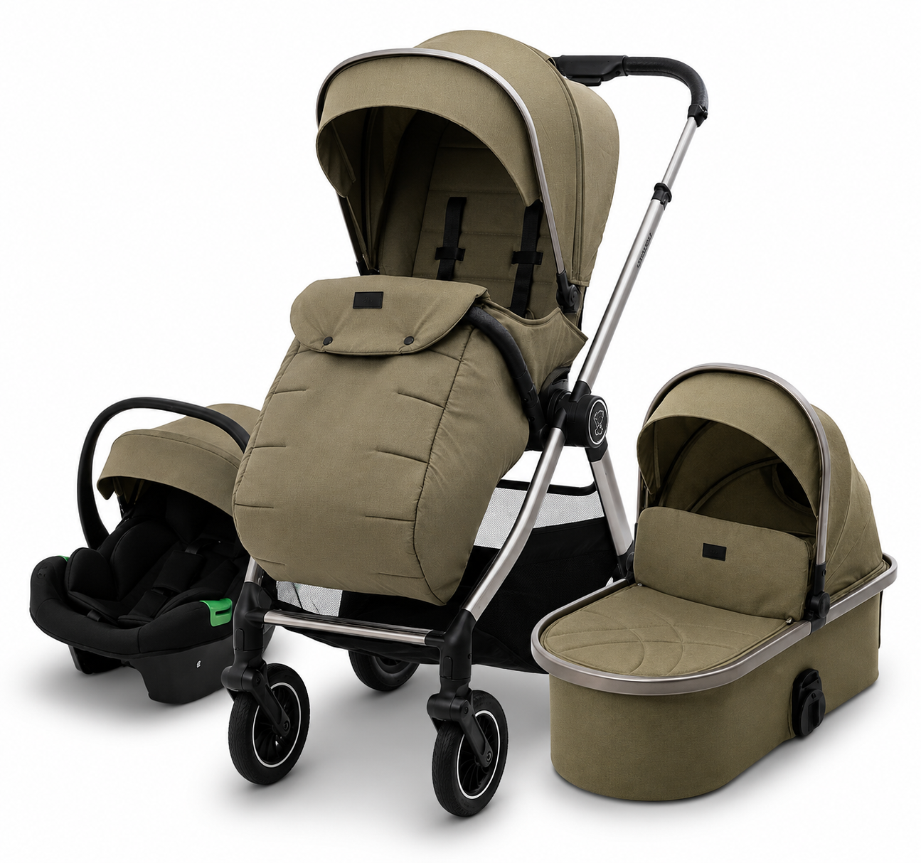 BBO Charm kolica za bebe 3u1 Green