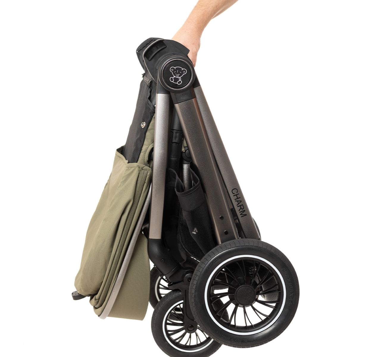 BBO Charm kolica za bebe 3u1 Green-sklapanje u kofer