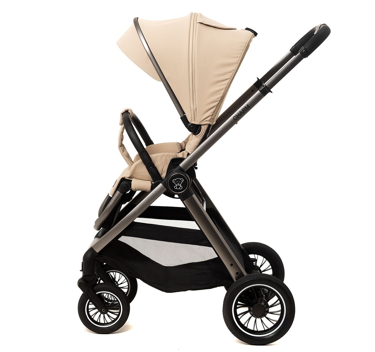 BBO Charm kolica za bebe 3u1 Beige-sportsko sediste 