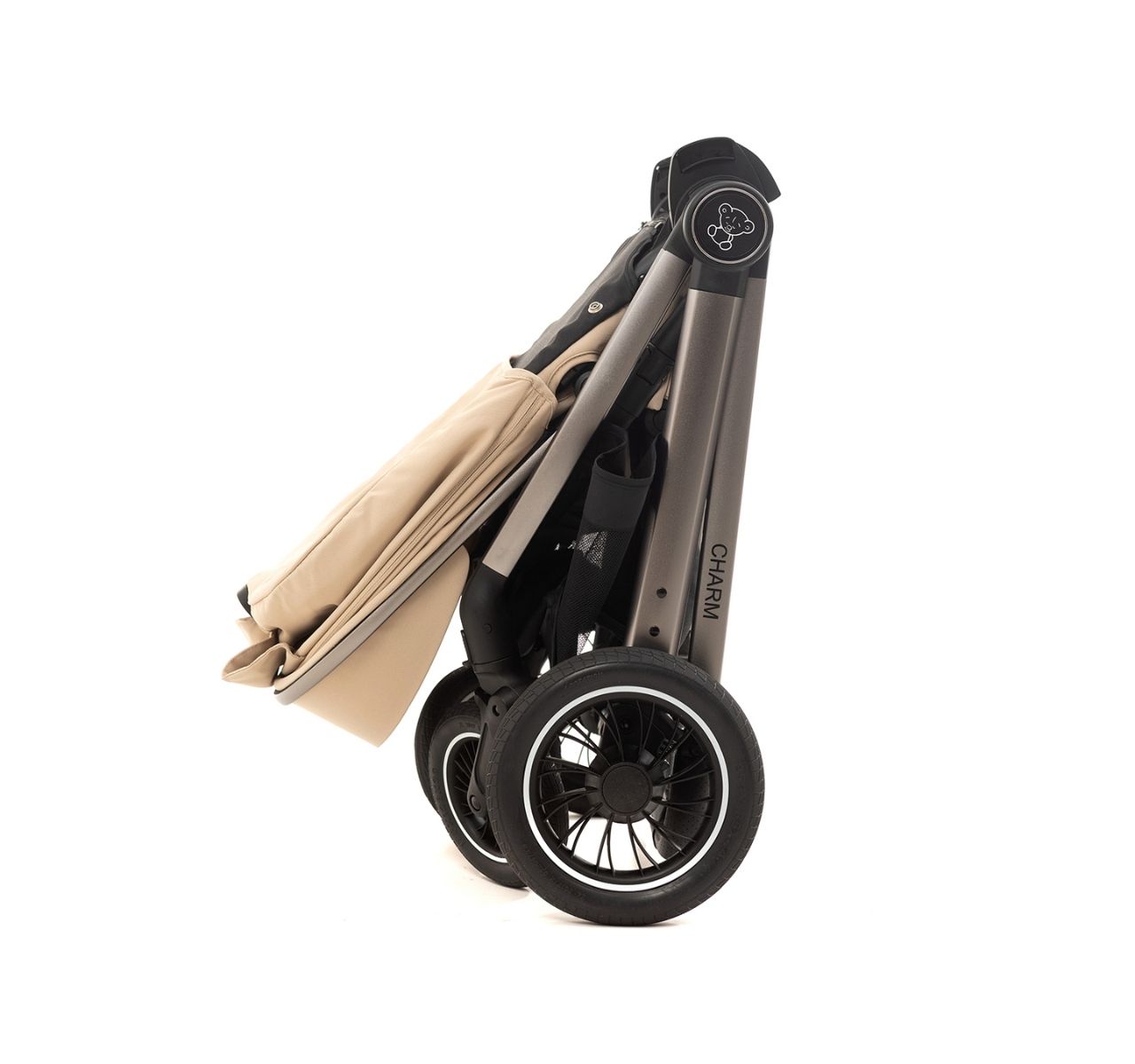 BBO Charm kolica za bebe 3u1 Beige-sklopljena