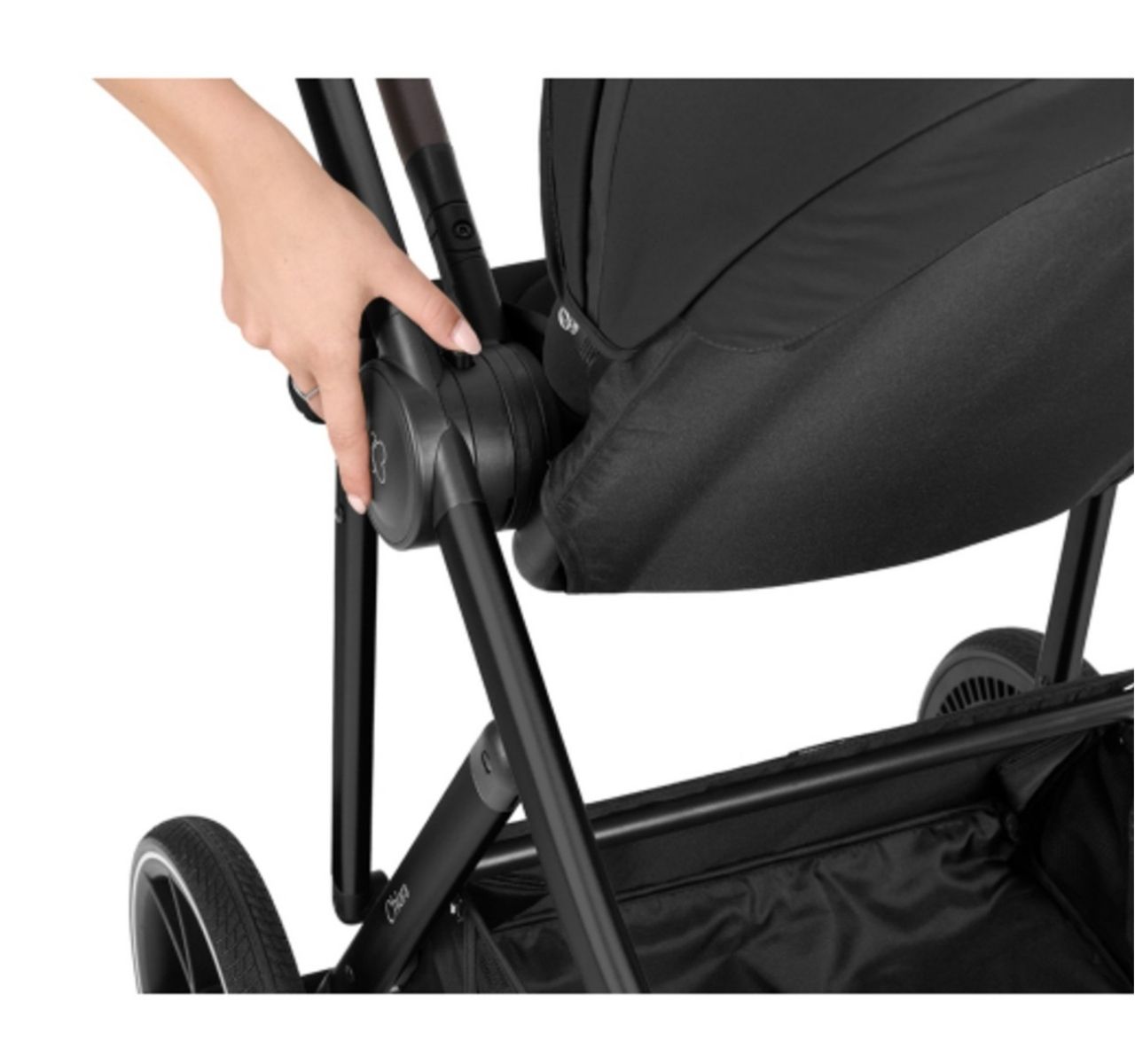 Kikka Boo Chiara 3u1 set sa I-Size I-Prime auto sedištem i tvrdom korpom Black-na klik