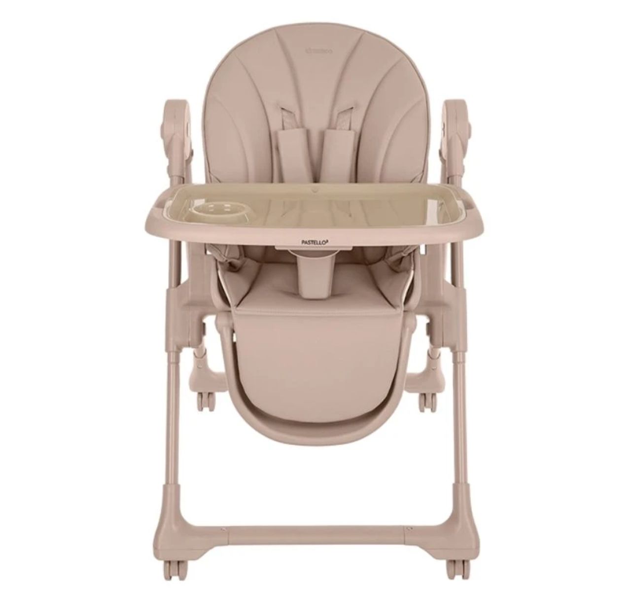 Kikka Boo Pastello 3 Premium hranilica za bebe Beige sa polozajima-Happy kids
