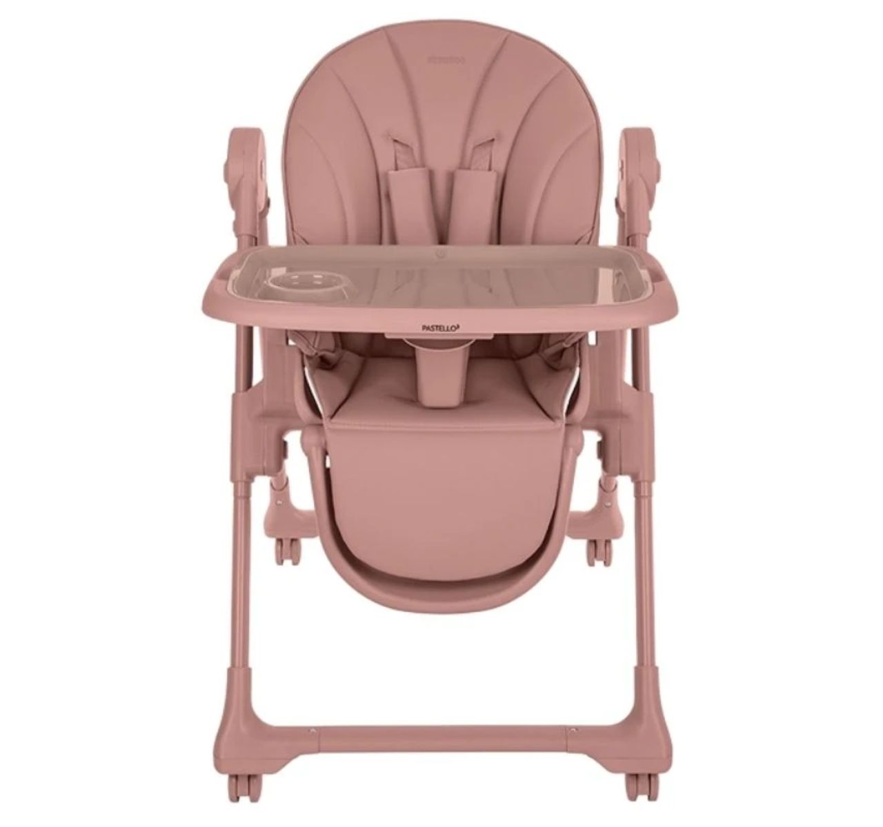 Kikka Boo Pastello 3 Premium hranilica za bebe Pink sa polozajima-Happy kids