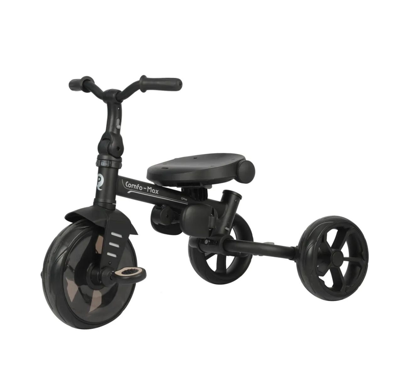 QPlax Comfo Max tricikl za decu Black-kao samostalan tricikl