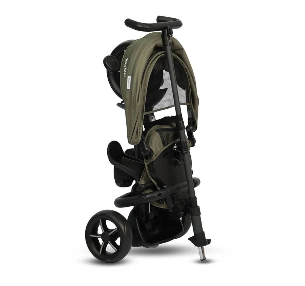 Qplay Rito Star Tricikl za decu Army green sklopljen-Happy kids