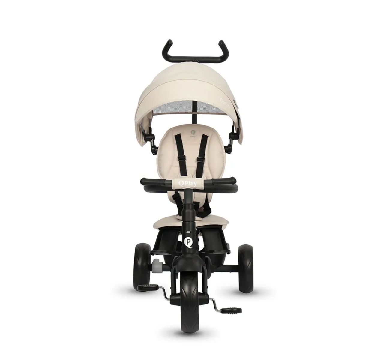 Qplay Rito Star Tricikl za decu Beige-pogled spreda