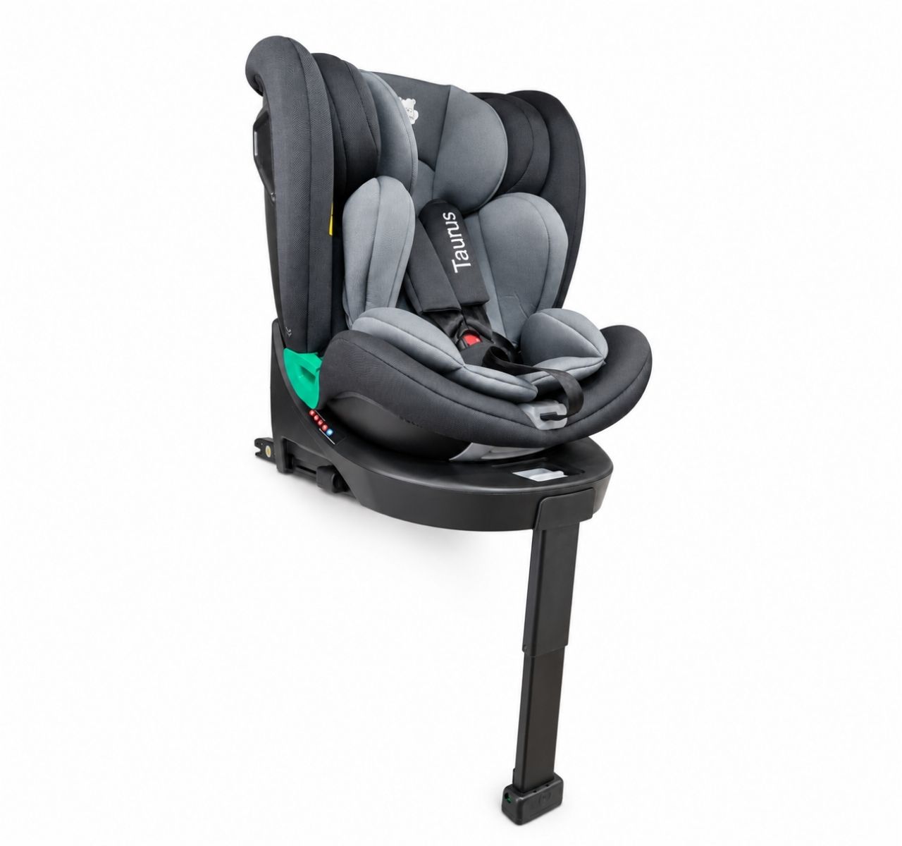 BBO Taurus i-Size Isofix auto sedište za decu 40-150cm-Black&Grey sa potpornom nogom-Happy kids