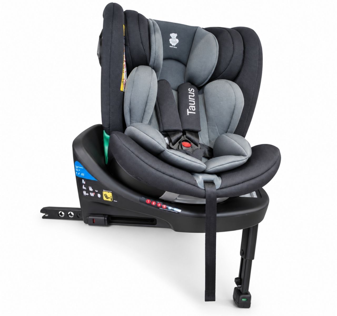 BBO Taurus i-Size Isofix auto sedište za decu 40-150cm-Black&Grey sa rotacijom seddista