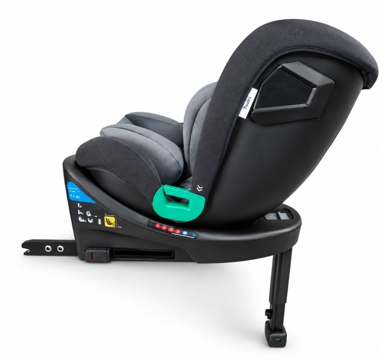 BBO Taurus i-Size Isofix auto sedište za decu 40-150cm-Black&Grey