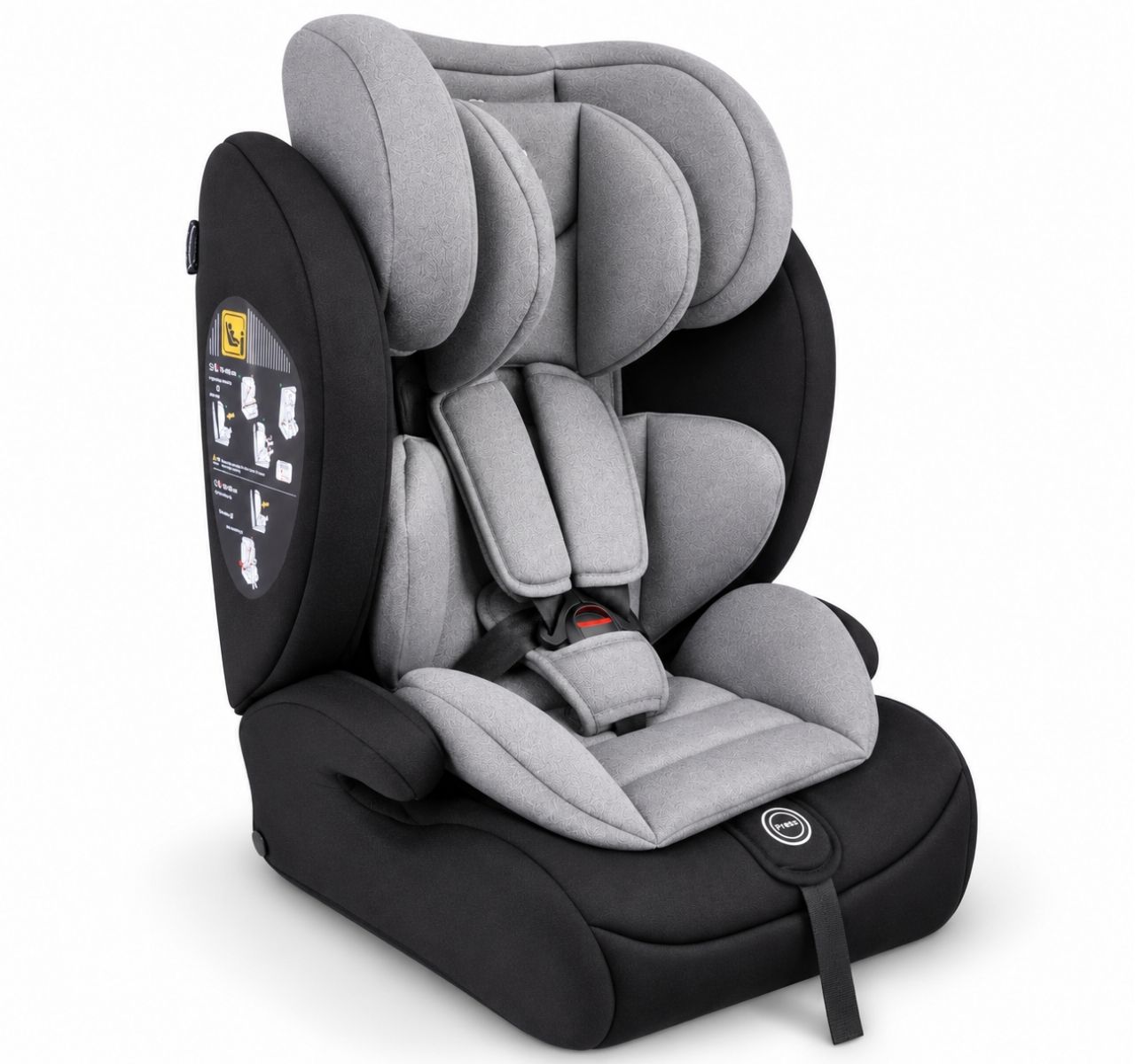 BBO Pluton i-Size auto sedište za decu 76-150cm-Black&Grey