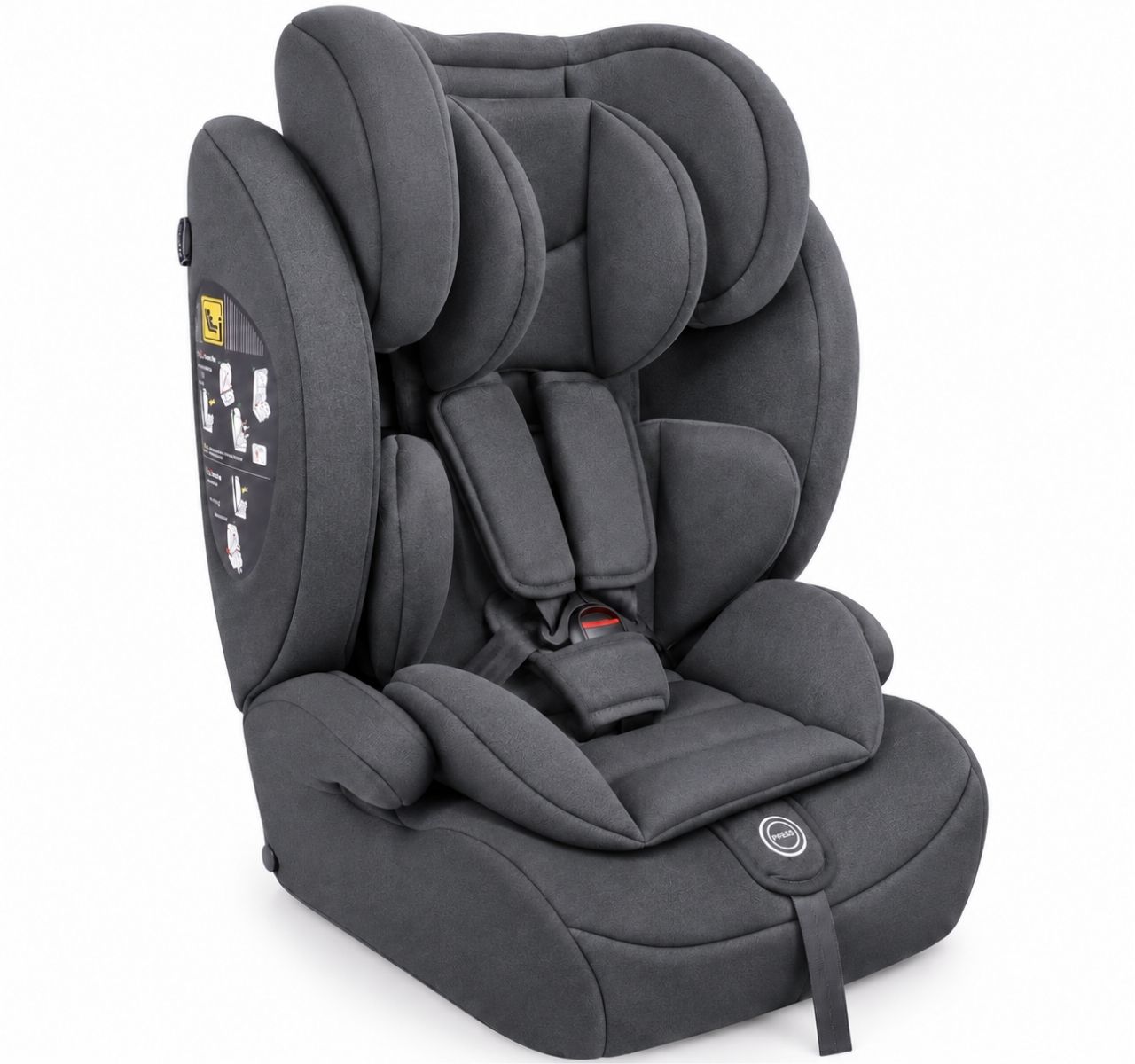 BBO Pluton i-Size auto sedište za decu 76-150cm Sivo