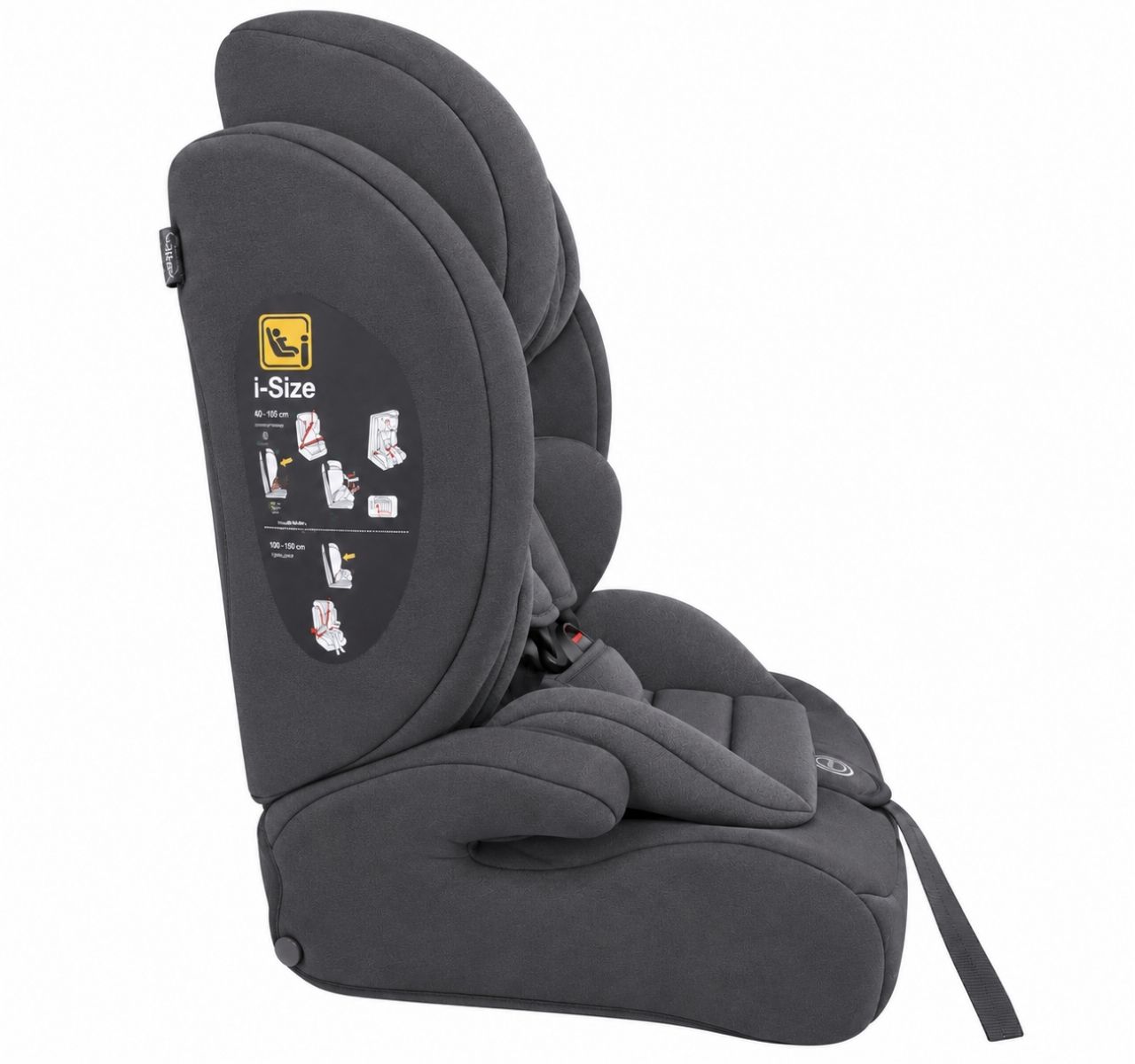 BBO Pluton i-Size auto sedište za decu 76-150cm Sivo i-size-Happy kidsa
