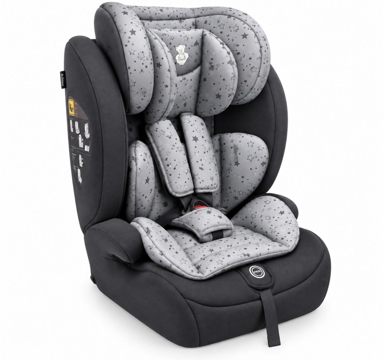 BBO Pluton i-Size auto sedište za decu 76-150cm-Black&Stars