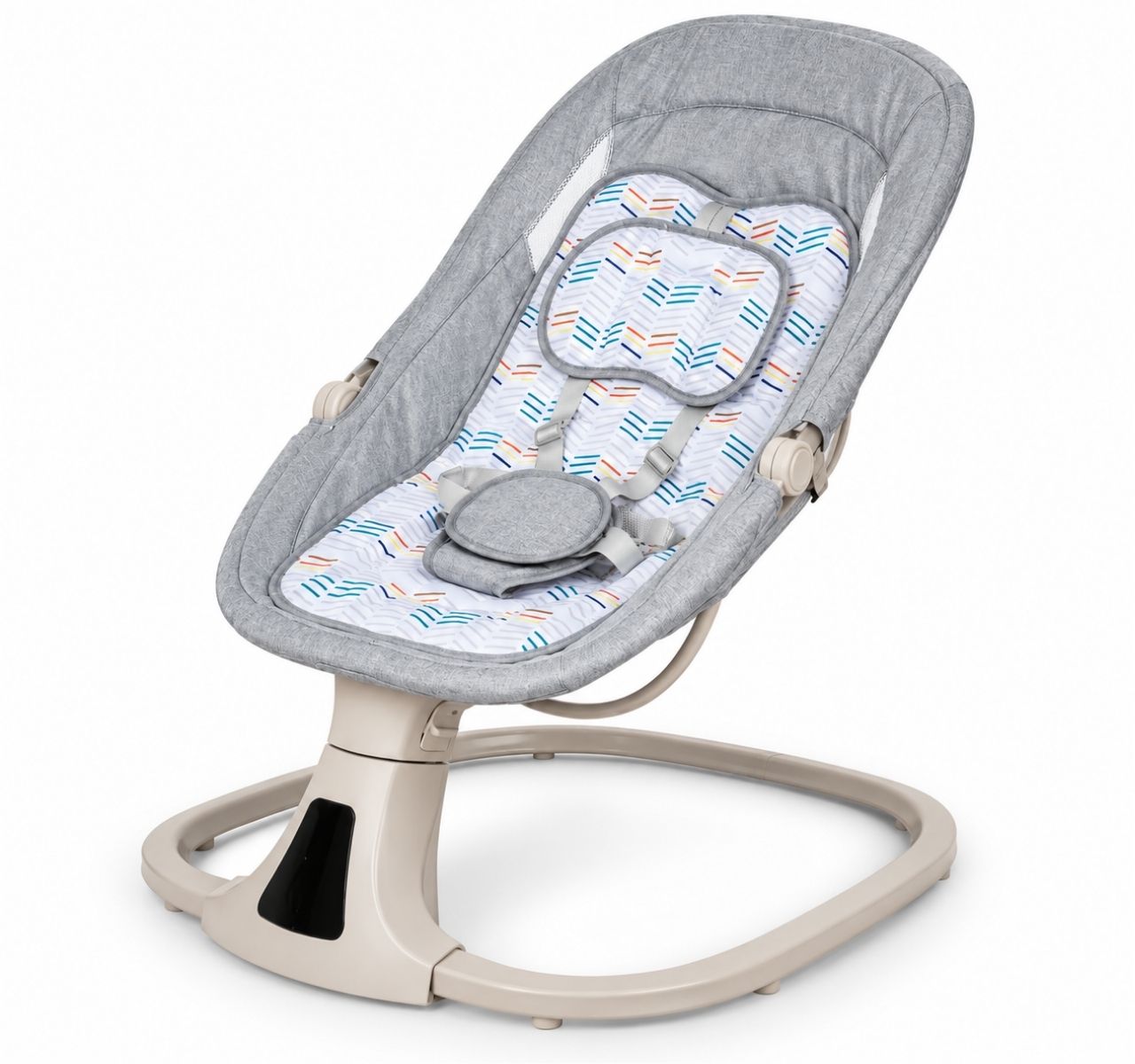 Only Deluxe 3u1 električna ljuljaška za bebe Grey sa polozajima naslona