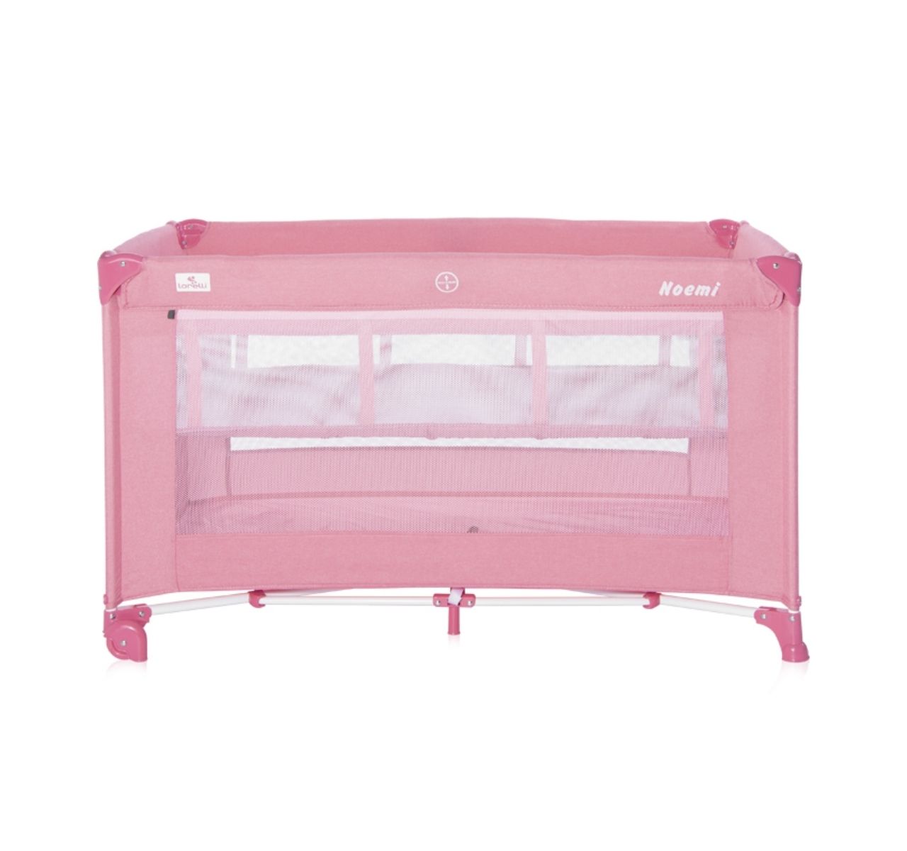 Lorelli Noemi prenosivi krevetac za bebe 2 nivoa Rose velvet unicorn-Happy kids