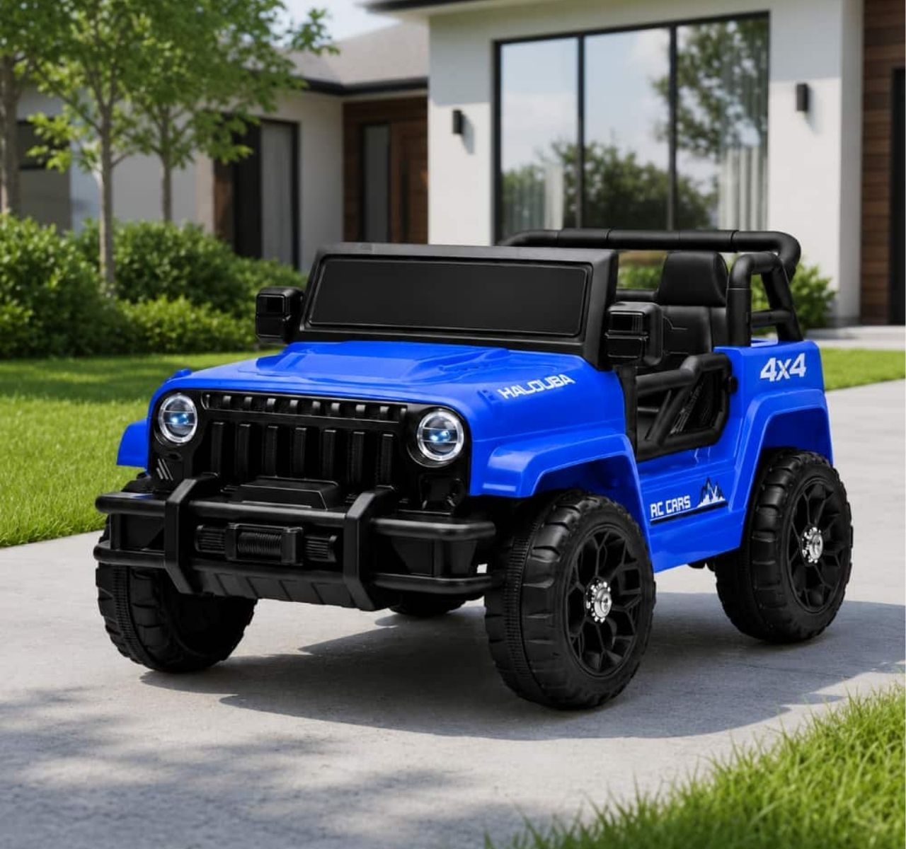SM-Džip za decu Wrangler Mini 6V Plavi-Happy kids