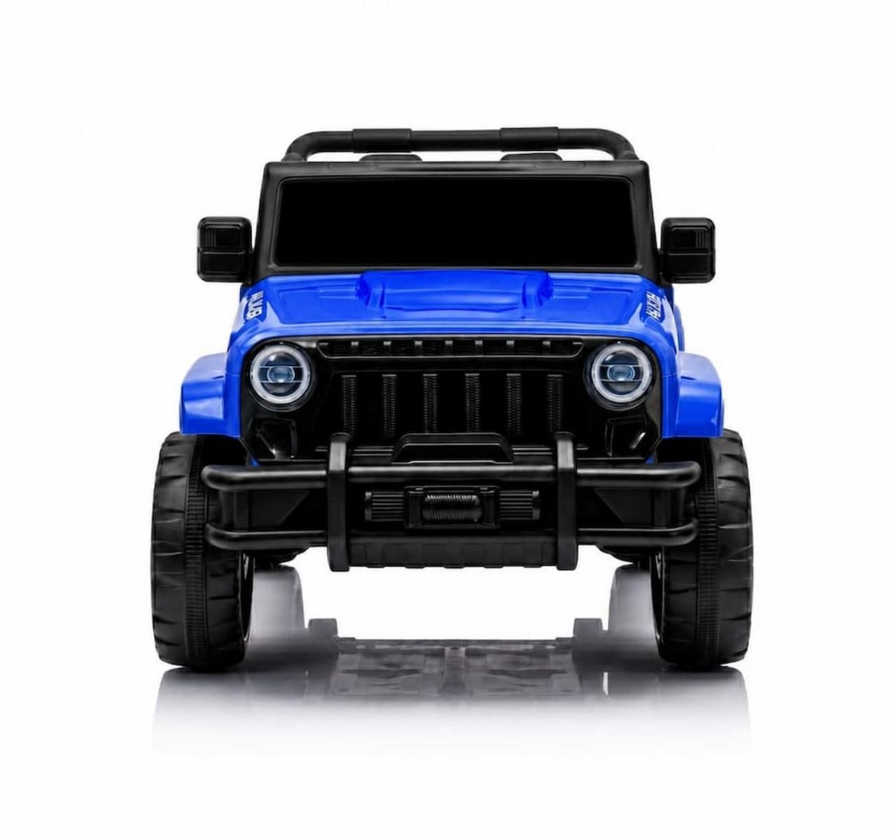 SM-Džip za decu Wrangler Mini 6V Plavi-pogled spreda