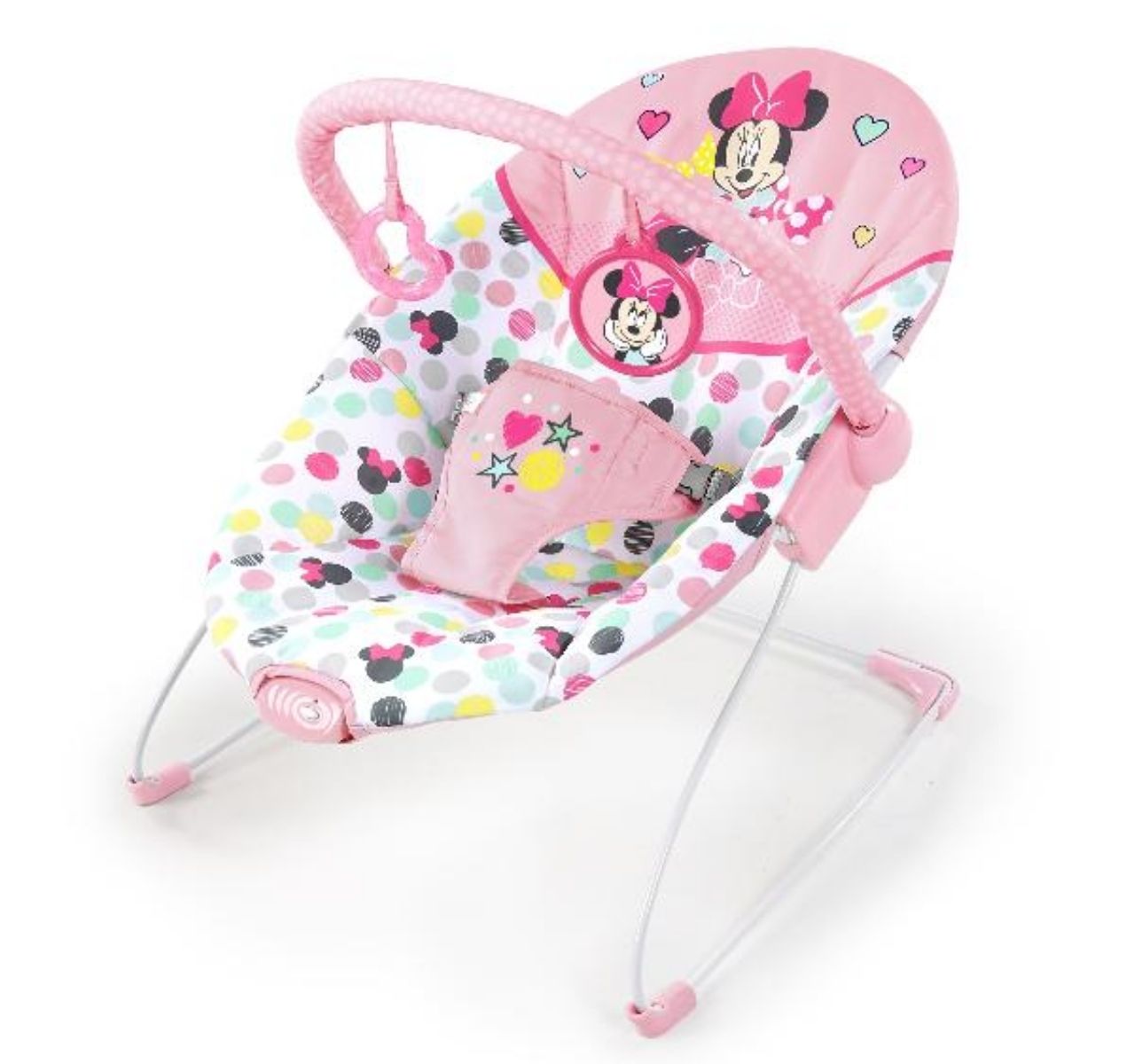 Kids II njihalica/ležaljka Minnie Mouse do 9 kg Spotty Dotty