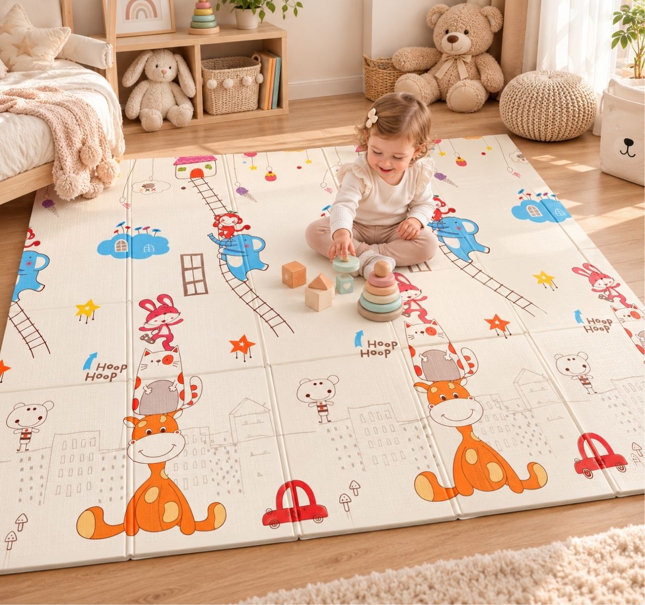 Only Podloga za igru za bebe 180x200cm-NH009-Happy kids