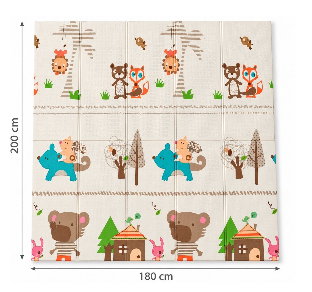 Only Podloga za igru za bebe 180x200cm-NH009-prikaz dimenzija