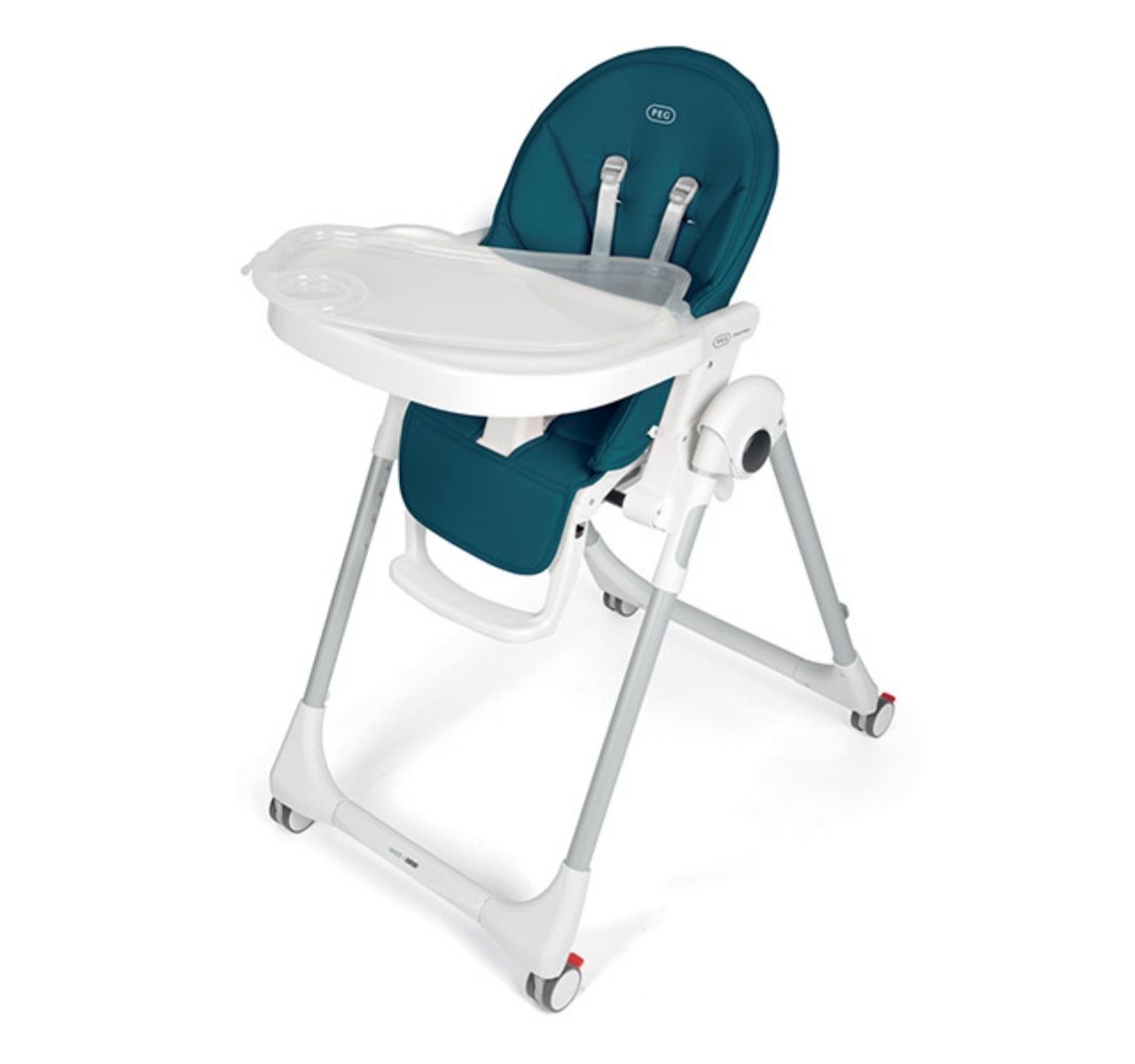 Peg Perego Prima Pappa Folow Me hranilica za bebe Petrolio sa duplom tacnom-Happy kids