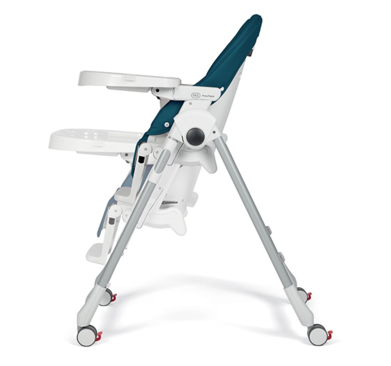 Peg Perego Prima Pappa Folow Me hranilica za bebe Petrolio-pomeranje po visini