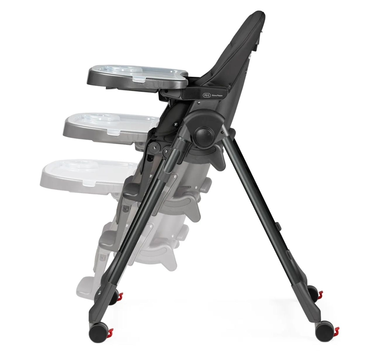 Peg Perego Prima Pappa Folow Me hranilica za bebe True black-podesiva po visini-Happy kids