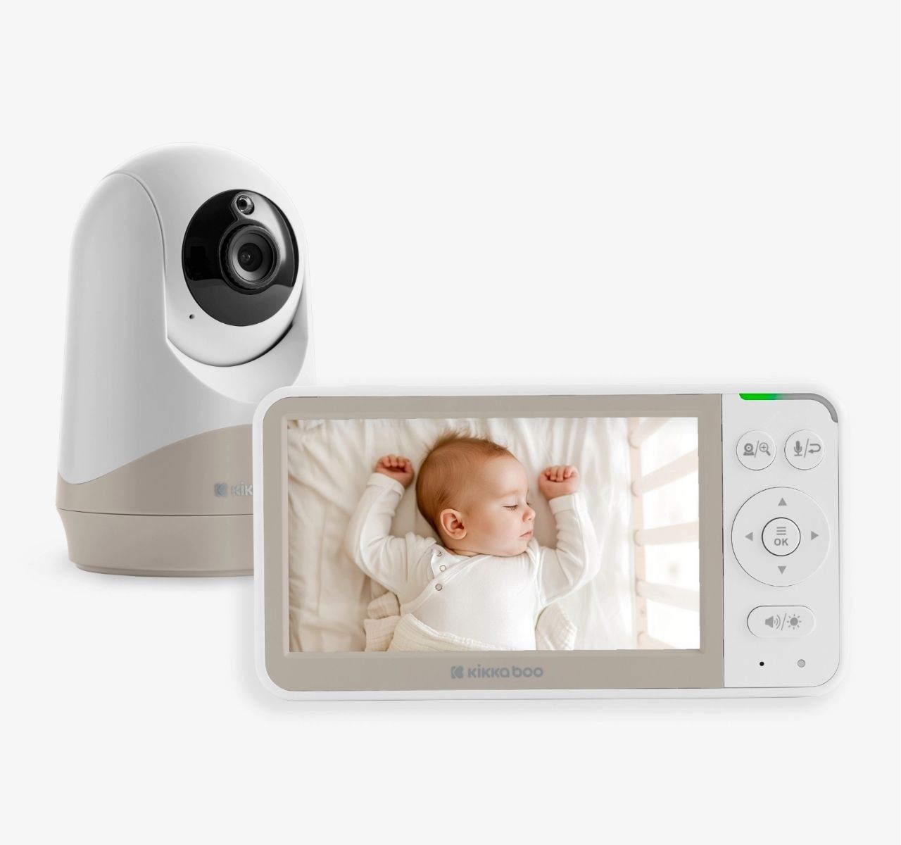   Kika Boo Rhen digitalni video bebi alarm Bež