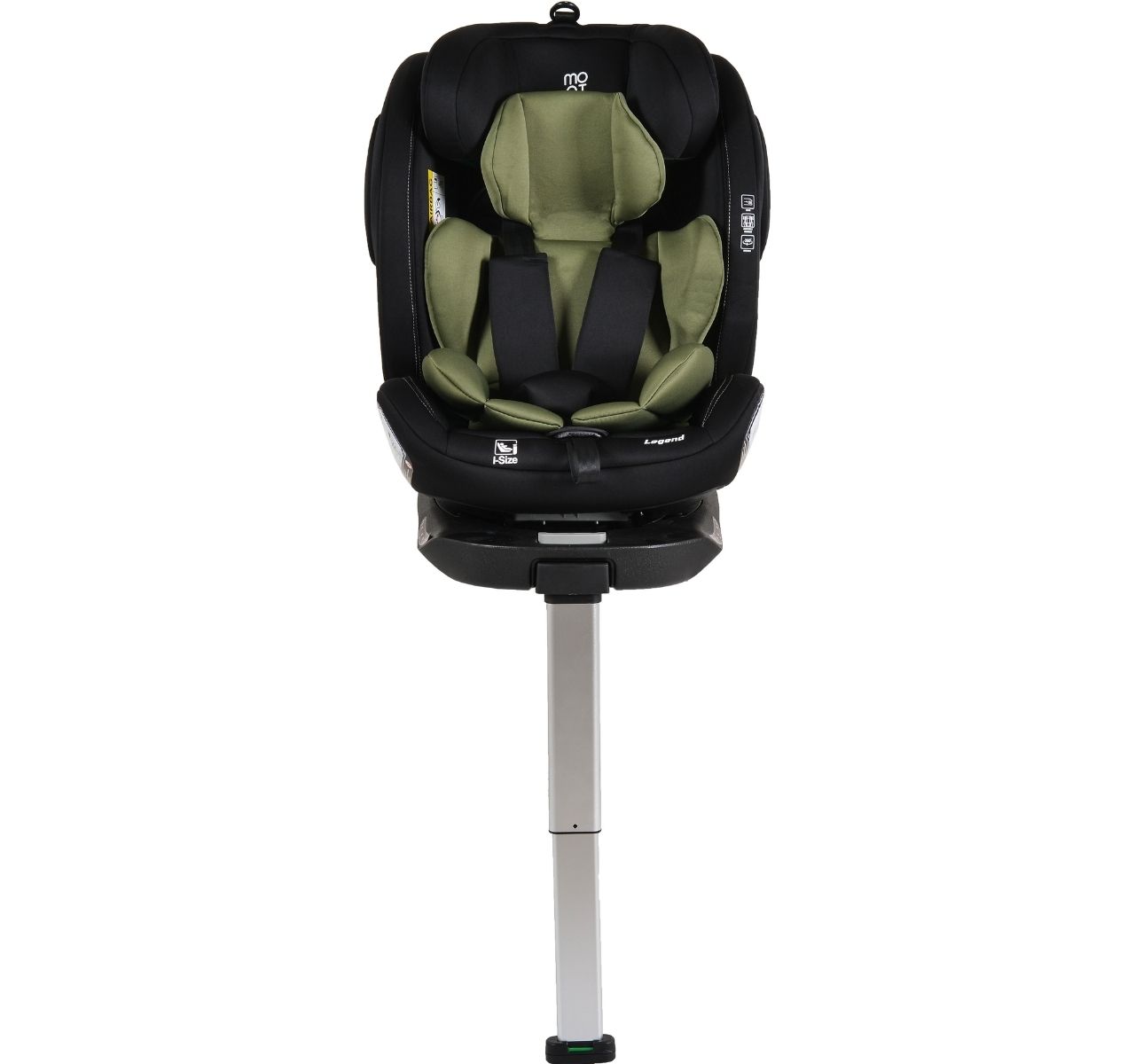 Moni Legend auto sedište od 40-150cm Green sa potpornom nogom-Happy kids