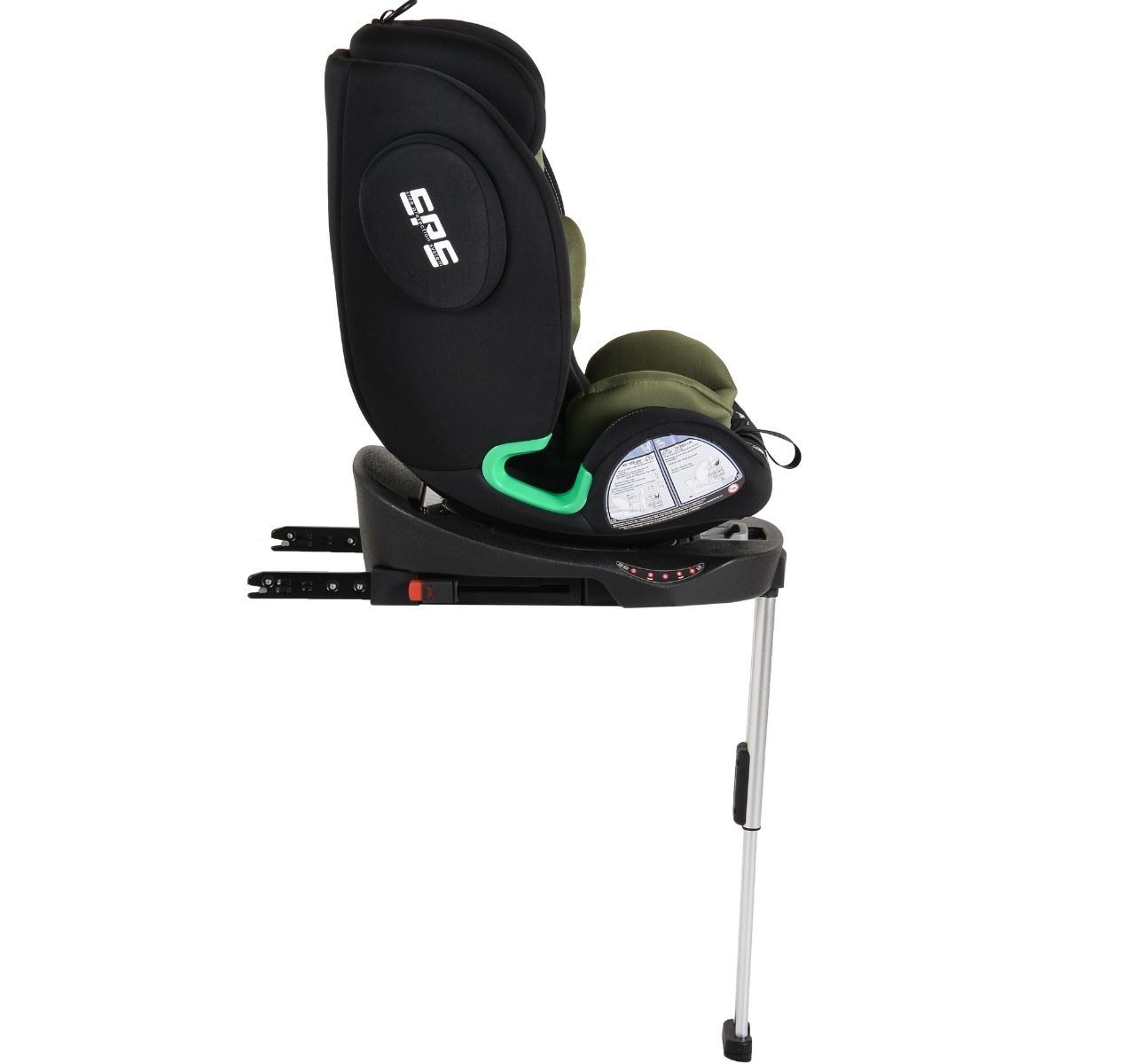 Moni Legend auto sedište od 40-150cm Green sa potšpornom nogom i isofixom-Happy kids