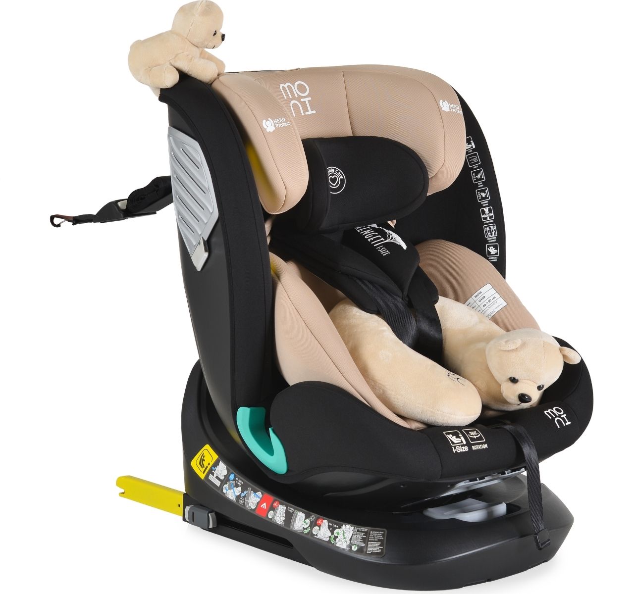 Moni Serengeti i-Size Isofix auto sedište za decu Beige