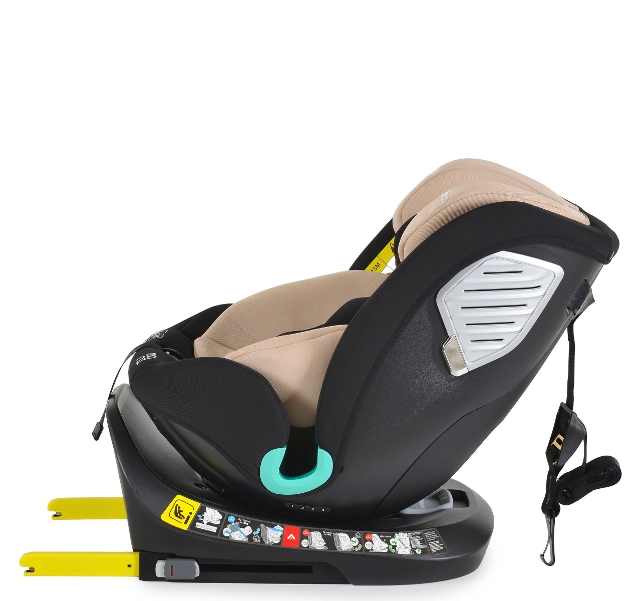 Moni Serengeti i-Size Isofix auto sedište za decu Beige-polozaji u obrnutom smeru