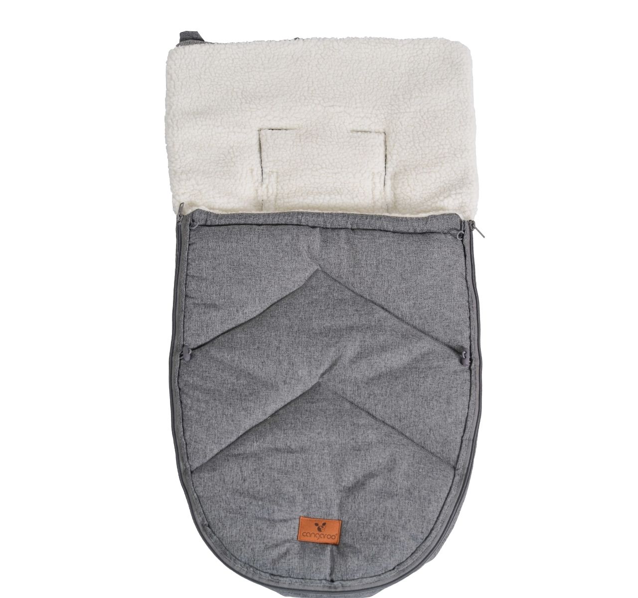 Cangaroo Luxe univerzalna zimska vreća za bebe Grey-Happy kids