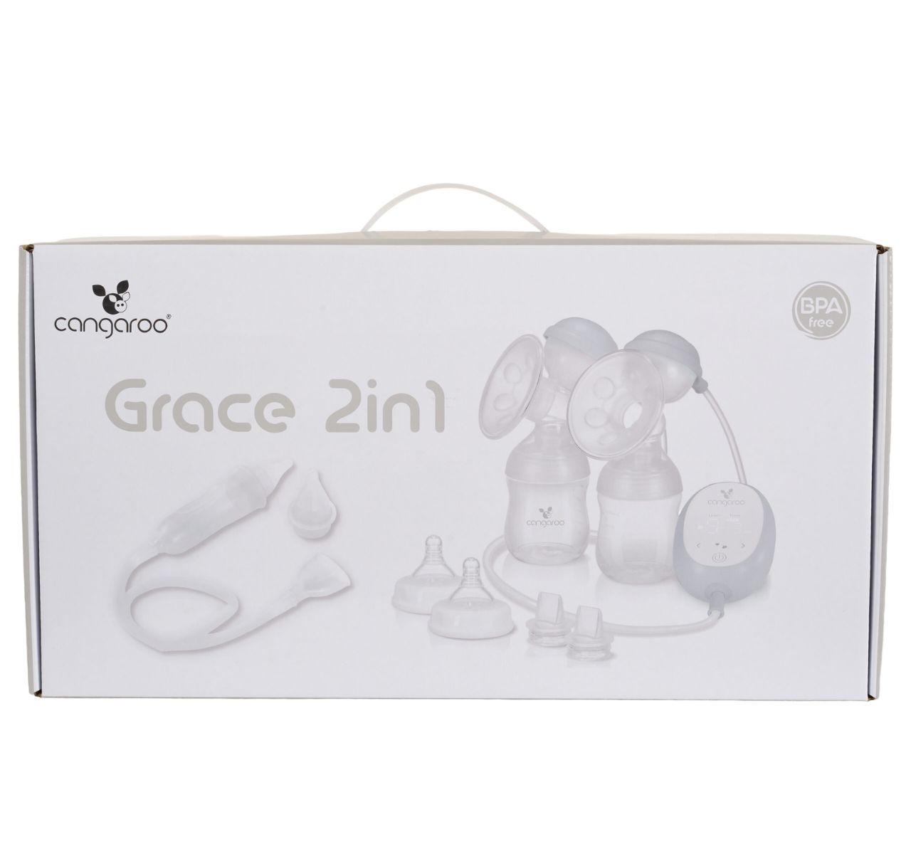 Cangaroo Grace dvostruka elektricna pumpica i aspirator 2u1 White-originalno pakovanje