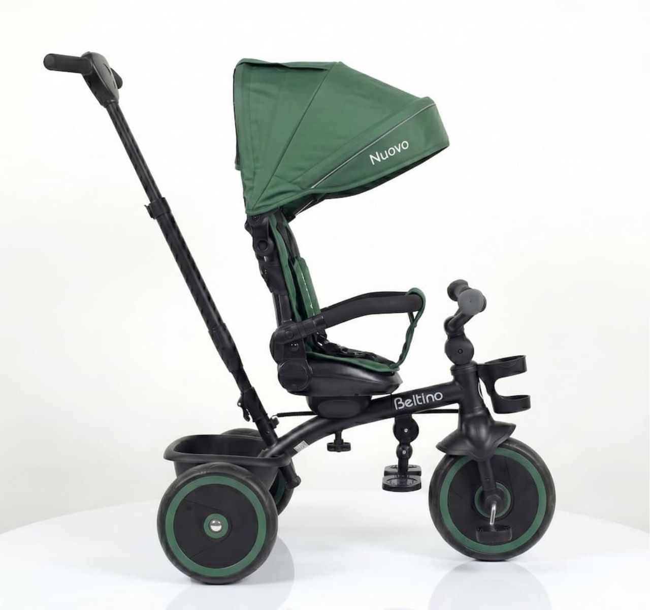 SM Beltino Nuovo Tricikl sa rotirajućim sedištem i ležećim položajem Green-Happy kids