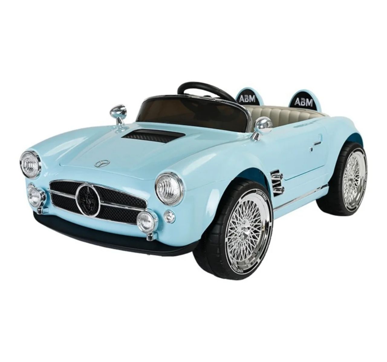 TS Retro M auto na akumulator 12V sa daljinskim upravljačem Blue